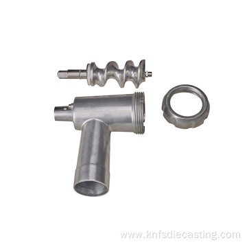 Die casting of minced meat tube